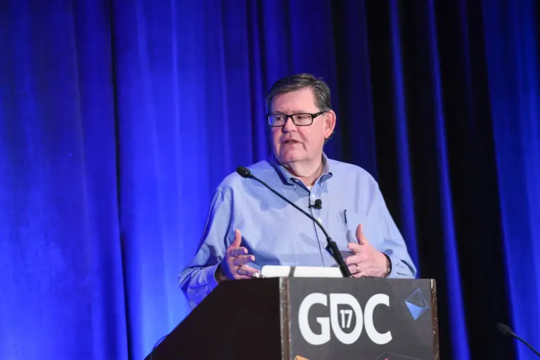 Bruce Shelley, diseñador de Age of Empires, en la GDC 2017