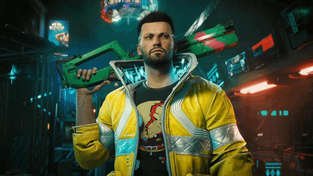 cyberpunk2077 edge pc v gun night rgb 2