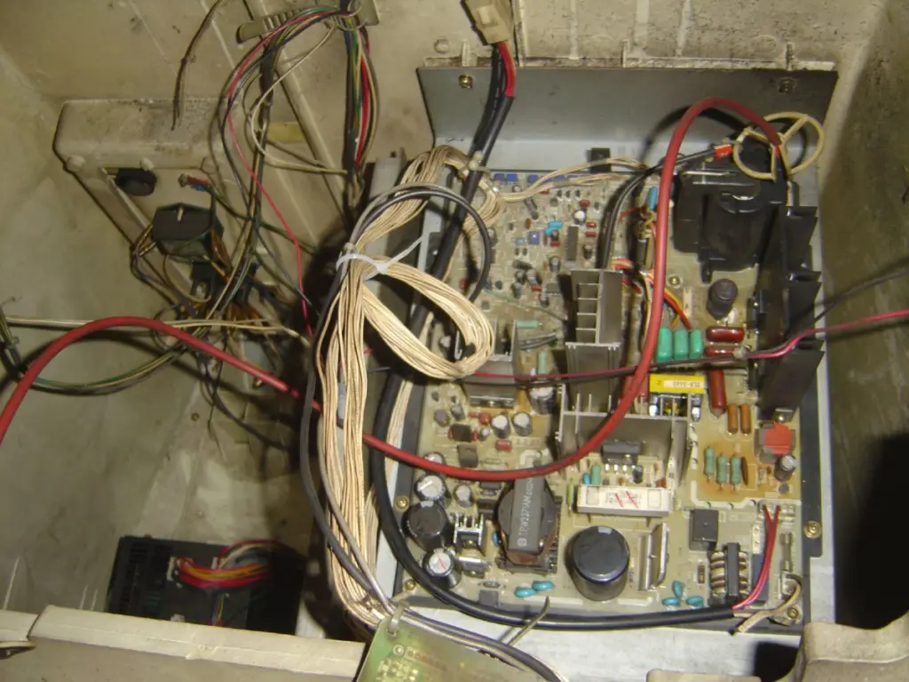 main board inside an arcade cabinet Internals