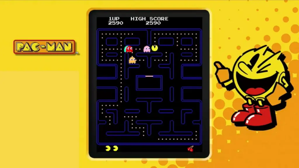 Imagen de contexto: pantalla de Pac-Man Museum, de 2014