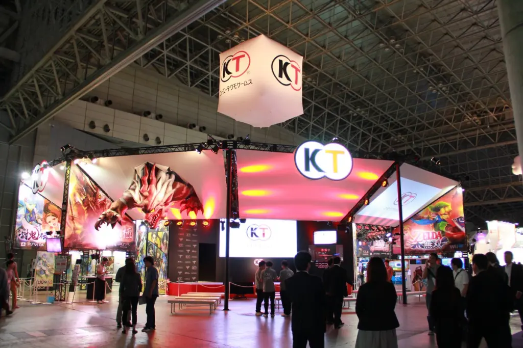 Estand de Koei Tecmo en el Tokyo Game Show de 2014