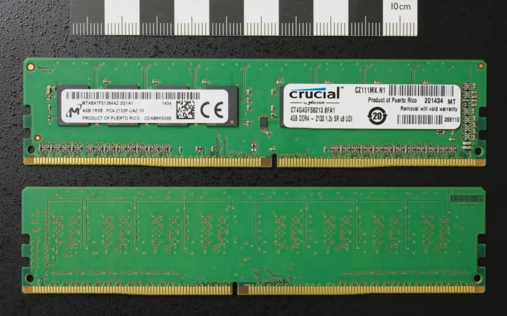 Crucial DDR4 DIMM 4GB