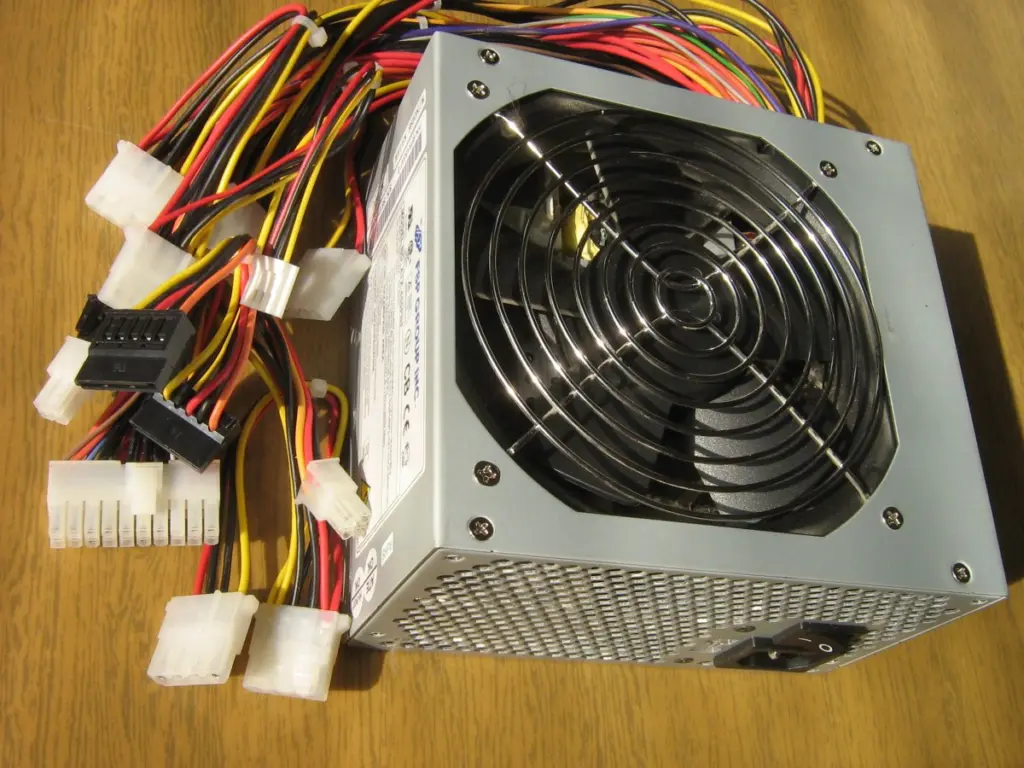 ATX FSP ATX-450PNF. This is a Power Supply Unit, or PSU, for an ATX computer.Note the fan, power switch and po