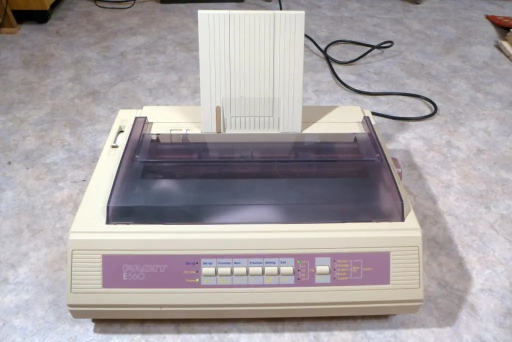 Facit E560 24 pin dot matrix printer