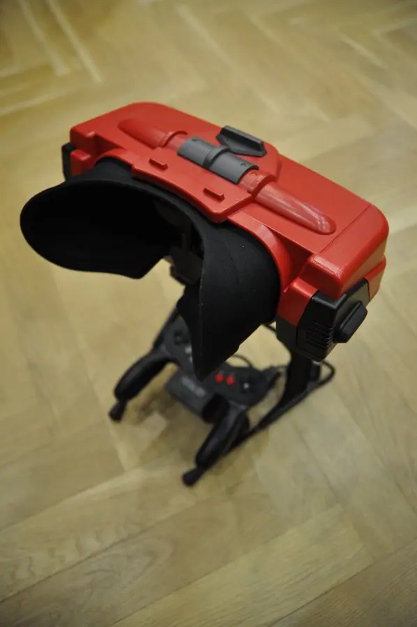 Virtual Boy expuesta en una muestra retro de Budapest