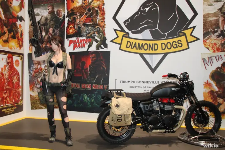 Estand de Metal Gear Solid V en una feria