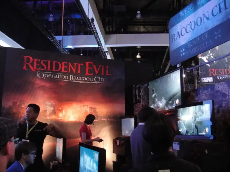 Estand de Resident Evil: Operation Raccoon City en una feria