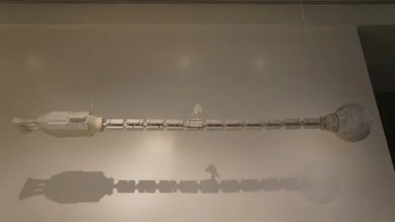 Reproducción de la nave Discovery One expuesta en el LACMA