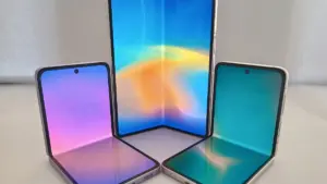 Móviles plegables: una pieza móvil debajo de la pantalla
